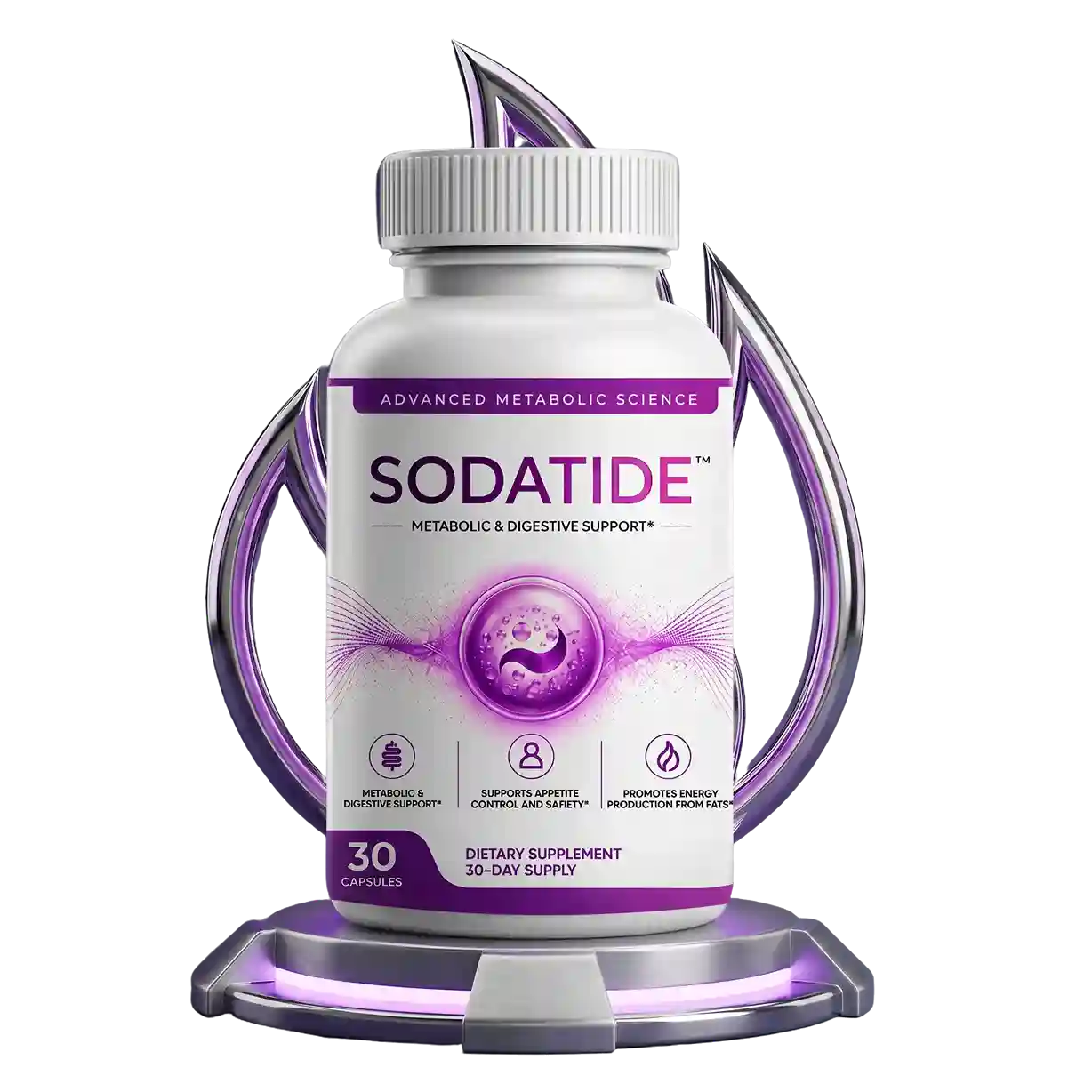 SodaTide Gut Microbiome Metabolic Support Capsules — 30 Capsules USA